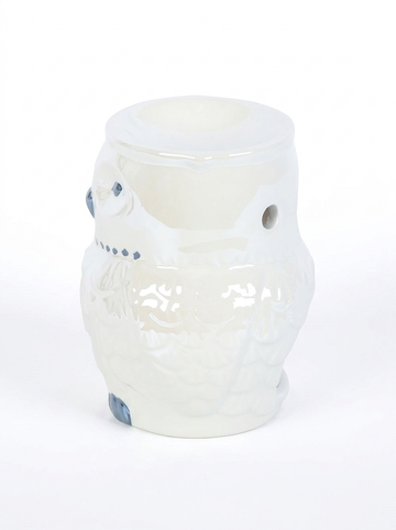 Iridescent Owl Shaped Wax Melt Burner