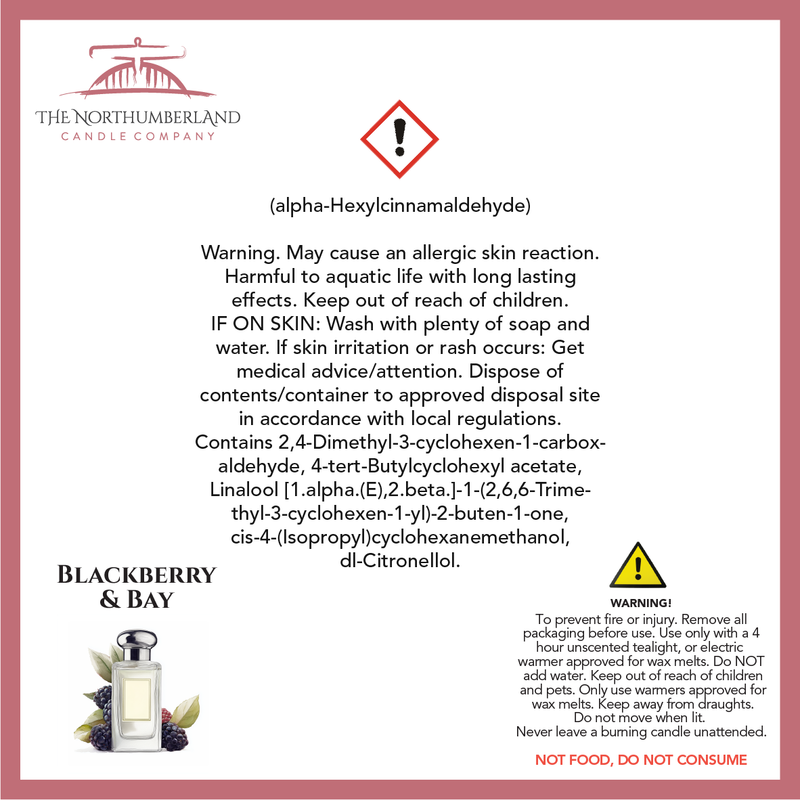 Blackberry & Bay Snap Bar - safety label, ingredients and warnings