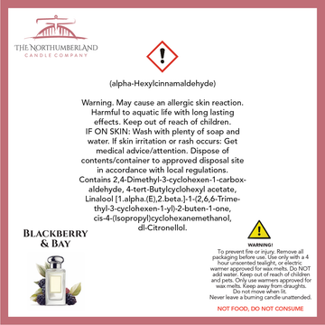 Blackberry & Bay Snap Bar - safety label, ingredients and warnings