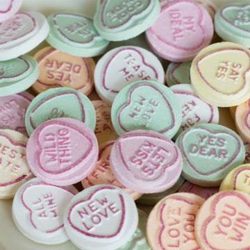 Love Hearts 50g Snap Bar - safety label, ingredients and warnings