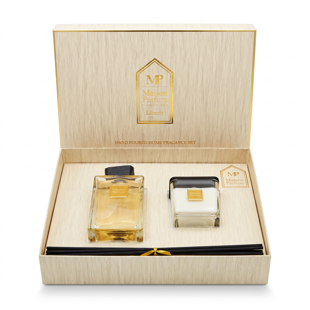 Maison Parfum Gift Set 500ml Diffuser & Candle