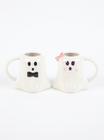 Mr & Mrs Boo Ghost Mug Set