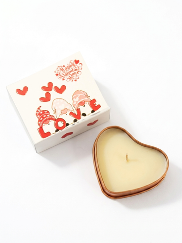 Mystery Small Heart Shaped Candle