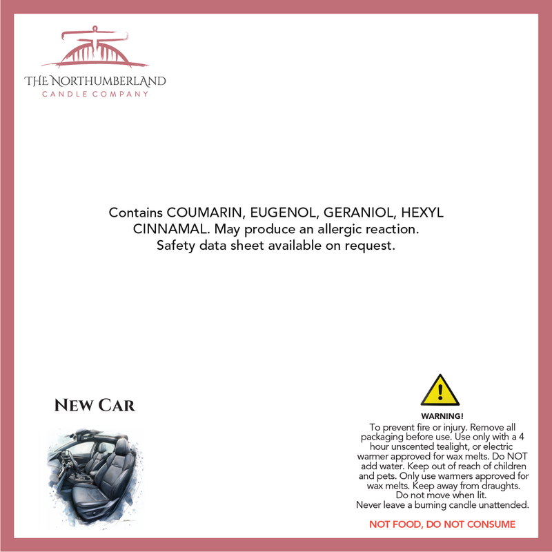 New Car 50g Snap Bar - safety label, ingredients and warnings