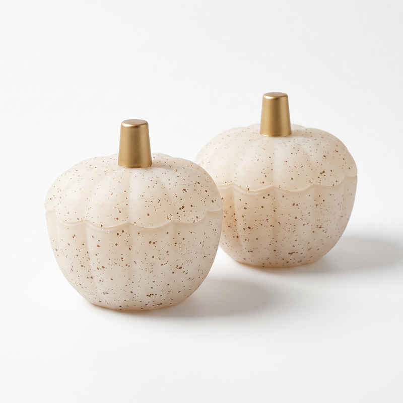 pumpkin candle duo