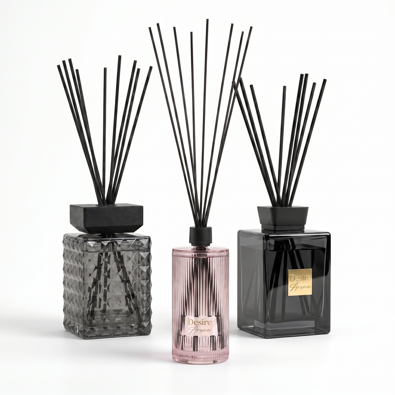 Luxury Desire 1000ml reed diffuser collection - hero studio shot