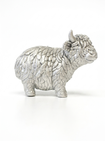 Highland Cow Resin Figurine 9cm x 4.5cm x 12.5cm
