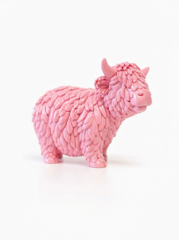 Highland Cow Resin Figurine 9cm x 4.5cm x 12.5cm