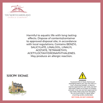 Show Home 50g Snap Bar - safety label, ingredients and warnings