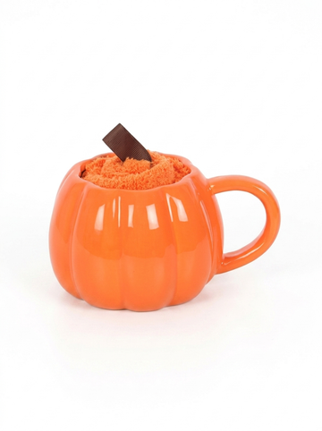 Smile Pumpkin Mug & Socks