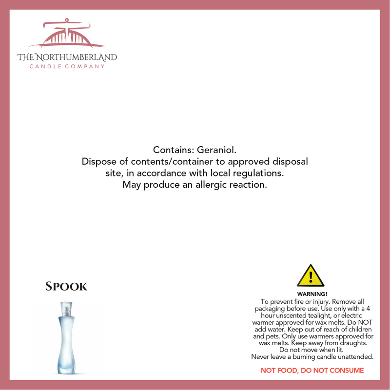 Spook 50g Snap Bar - safety label, ingredients and warnings