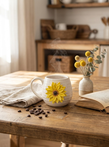Sunflower Ceramic Mug