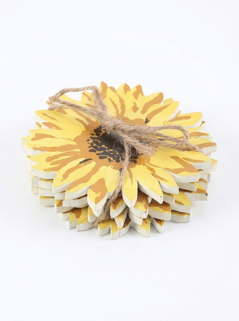 Sunflower Coaster Set