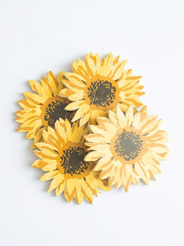 Sunflower Coaster Set