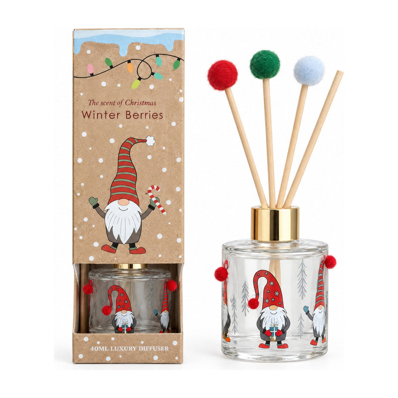 Christmas gonk reed diffuser 40ml Winter Berries with gift box