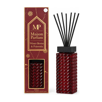 Maison Parfum 500ml Winter Berries and Poinsettia reed diffuser