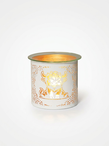 Highland Cow Metal Tealight Burner