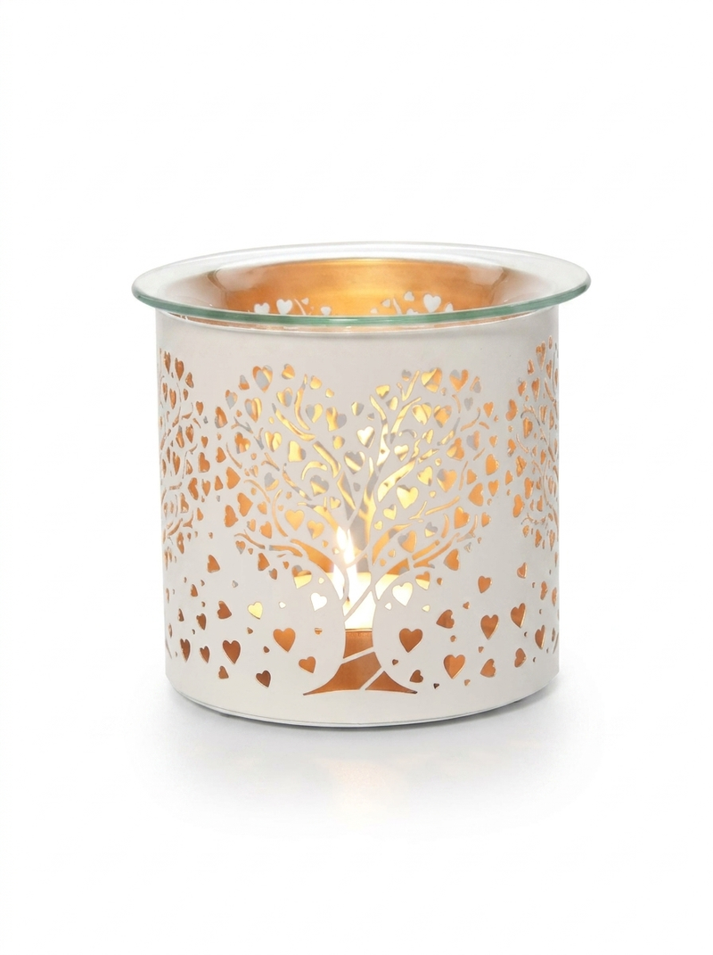 White Tree Of Life (Hearts)  Metal Tealight Burner