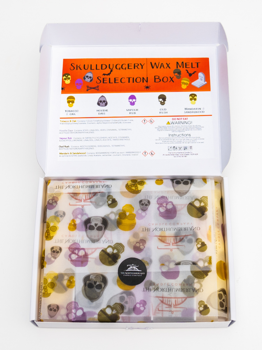 Skullduggery Wax Melt Selection Box