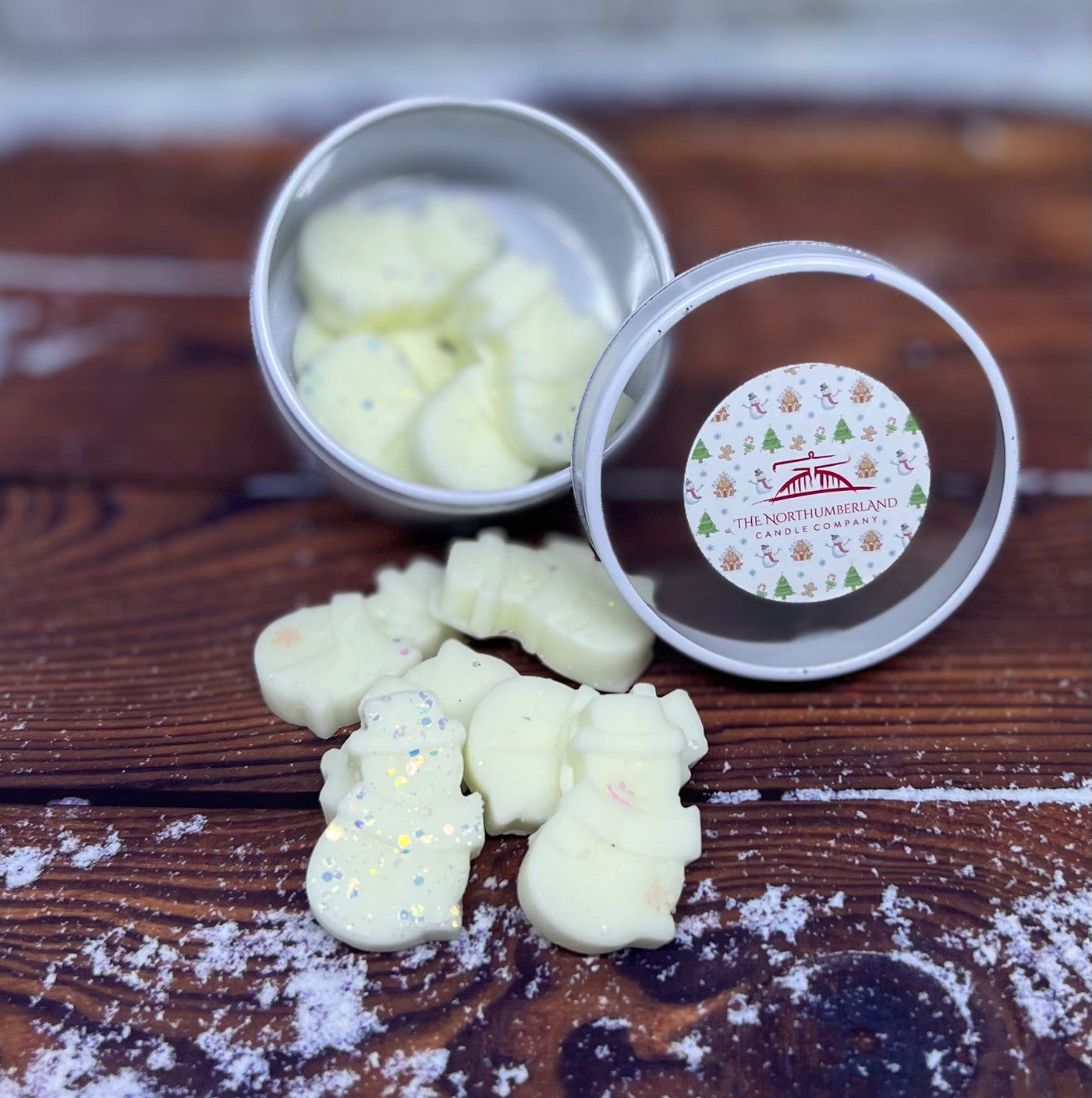 Snowman Wax Melt Tin