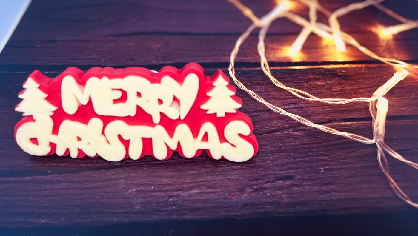 Merry Christmas Wax Melt Snap Bar