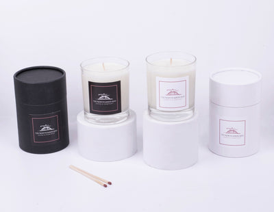 30cl Glass Candle (Black Label)